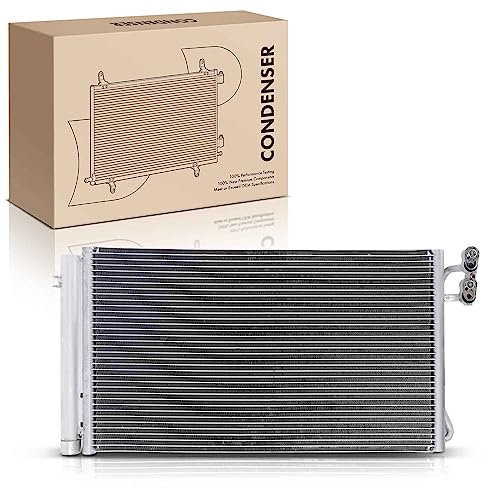 Frankberg Condenseur de Climatisation Compatible avec Série 1 E81 E82 E87 E88 2006-2012 Série 3 E90 E91 E92 E93 2006-2013 X1 E84 2009-2015 X3 F25 2010-2014 Remplacer# 64509169789