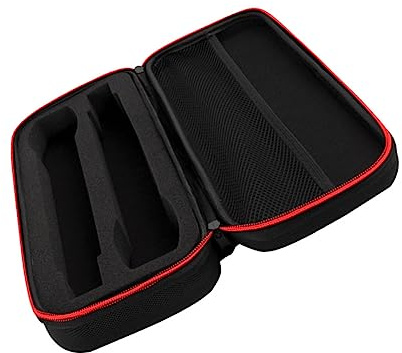 Abaodam Borsa Per Microfono Wireless Rigida Con Manico Resistente Urti E Polvere Custodia Compatta Per Microfono Senza Filo E Accessori Usb Ideale Per Karaoke Esterno