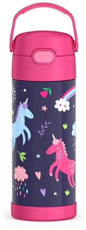 THERMOS 410mL Stainless Steel Non-Licensed FUNtainer® Bottle, Unicorn, 14 oz
