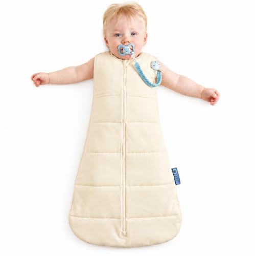 DandyLion Newborn Sleeping Bag 2.5 TOG | Newborn Sleep Sack & Swaddle | Breathable Cotton | Hip Healthy Design | Two-Way Zip & Dummy Clip (3-12 Month)