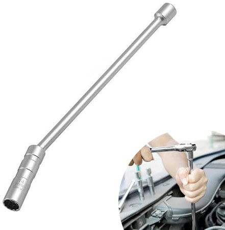 YFaith Douille Bougie 14 mm, Magnétique Rotation à 360° Clé à Bougie,14 mm Douille de Bougie D'allumage, Douille de Bougie D'allumage à 12 Emplacements, pour Réparation Automobile