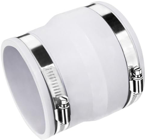 MOIDHSAG Connecteur de conduit rond à ovale avec pince en acier pour sèche-linge Tuyau de ventilation Raccord tuyau d'évacuation pour la maison