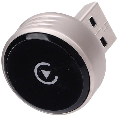 Cryfokt Trådlös Adapter Plug and Play för Bilstöd, Trådlös Dongel Kompakt Design för Bilstereo, Kompatibel med de Flesta Fordon, Aluminiumlegeringsmaterial