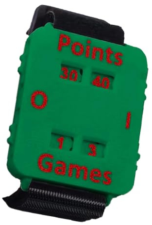 Oshhni Tableau de score de tennis de table avec bracelet ajustable et multifonction pour le baseball, le basketball et autres terrains de sport, Bleu
