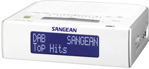 Sangean A500209 DCR-89 klockradio (FM/MW/D47-DAB Tuner, LCD)