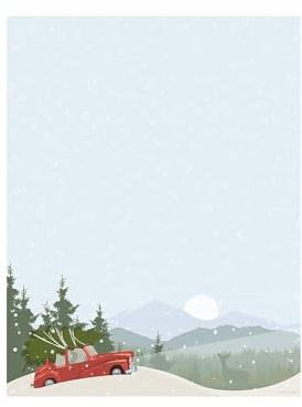 Great Papers! Christmas Memory Letterhead, 8.5 x 11, 80 Count (2019115)