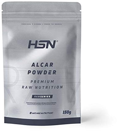 HSN ALCAR en Polvo | Sin Sabor 150g | 100% Pura Acetil L-Carnitina Sin Añadidos ni Excipientes | No Incluye Dosificador | No-GMO, Vegano, Sin Gluten