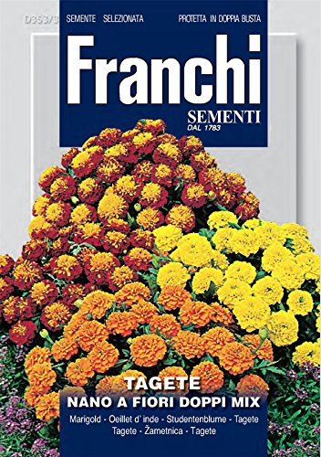 Franchi - FDBF_ 353-3 - Marigold - Tagete Dwarf A Fiori Doppi Mix - Seeds