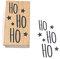 Frau WUNDERVoll® Stempel - HoHoHo- aus Holz, Schrift-/ Motivgröße: 6,7 x 3,5 cm/Weihnachten, Adventskalender, Handstempel, Motivstempel, Dekostempel, Advent, Holz, Stempel, Gastgeschenk