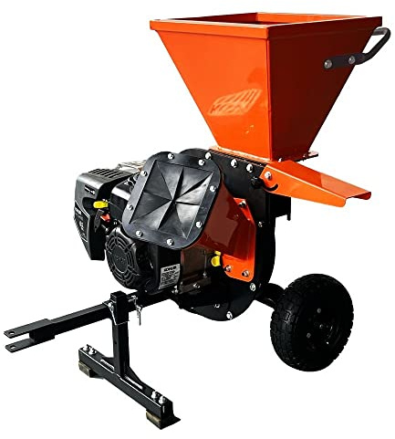 DK2 3-Inch 6.5 HP 196 cc Chipper Shredder with Chip Bag