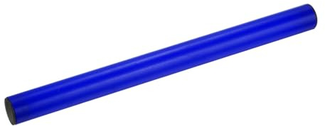 M METERXITY Junior Relay Track Baton - Smooth Plastic Hollow Tube with End Cap, Apply to Team Building/Relay Races/Athletics Sports Game (Blue)