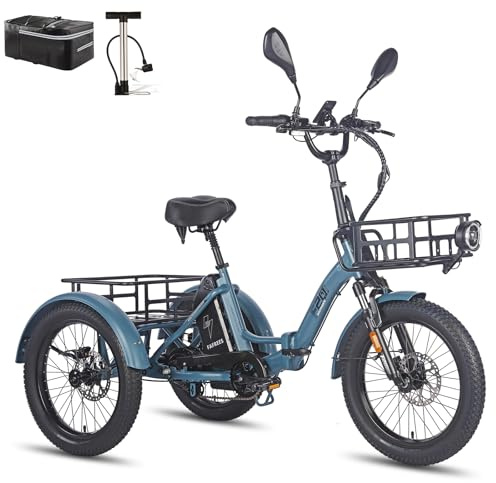 Fafrees F20 Mate [Oficial] Bicicleta de carga de 20 pulgadas, bicicleta eléctrica para hombre, 180 kg, triciclo para adultos, bicicleta plegable, bicicleta eléctrica, frenos de disco hidráulicos,