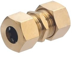 Manguito rápido igual para tubo de cobre Ø10 mm | Conexión resistente y duradera | Ideal para sistemas de fontanería, calefacción y agua potable | Instalación rápida y sencilla | QUICK PLOMBERIE