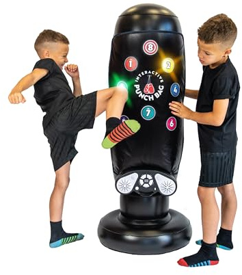 Music Boxing Machine UK Boys Toys - Inflatable Punching Bag for Kids Toys; Kids Punch Bag Interactive Music Boxing Machine UK for All Ability Levels