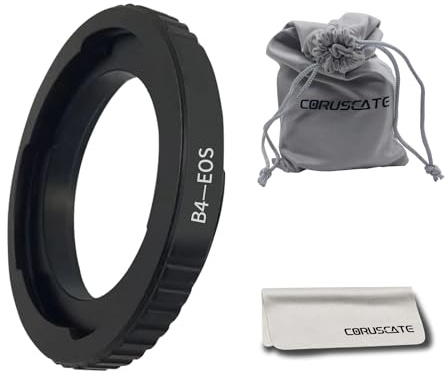 B4 på EOS objektivadapter, kompatibel B4 (2/3 tum) objektiv till kompatibel med EF-kameror 5D, 7D, 70D, 60D, 50D, 40D, 30D, 100D, 700D, 650D, 600D, 550D, 500D, 500D, 350D, 300D, 1200D