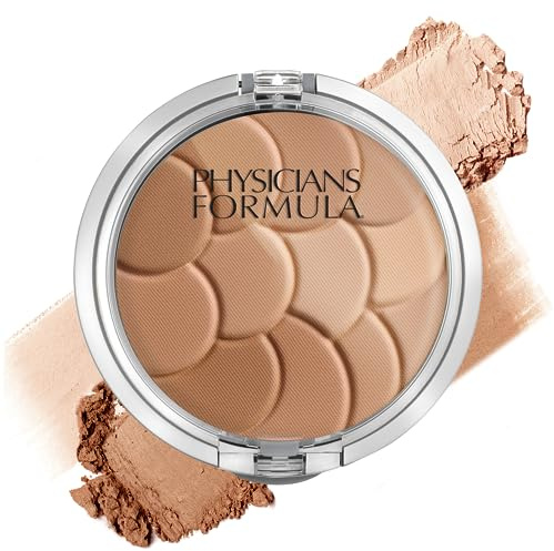 Physicians Formula Magic Mosaic Multi-Colored Bronzer, Highlighting, Contour Powder, Warm Beige/Light Bronzer, Dermatologist Tested, Clinicially Tested