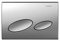 Geberit Kappa20 115228461 Actuator Plate for 2 Different Flush Powers Glossy Chrome-Plated