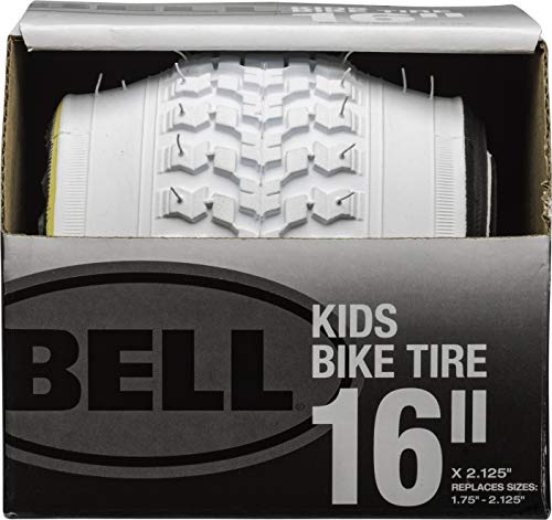 Bell Kids Bike Tire, 16 x 1.75-2.25, White
