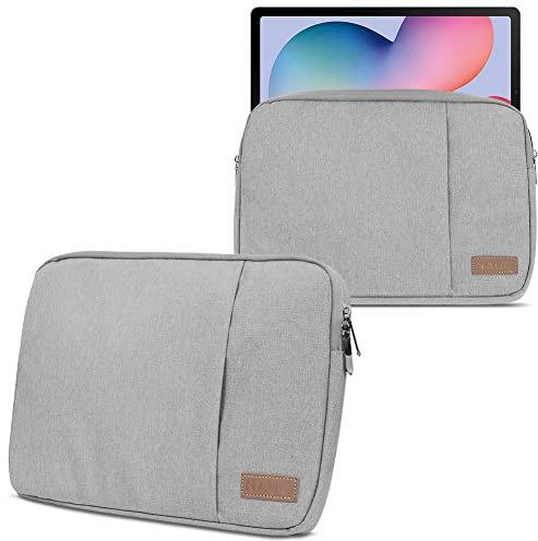 NAmobile Tablet Tasche kompatibel mit Samsung Galaxy Tab S10 Plus S9 Plus S8 Plus S7 Plus/FE 5G 12,4 Zoll Hülle Tasche Schutzhülle Case Cover, Farbe:Grau