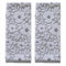 SKL Home Jacquard-Handtuch, Blumenmuster, Grau, 2 Stück