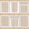Giantree 6 Stück Fischschuppen Schablonen, 20x15cm Wiederverwendbar Schablonen zum Malen, Kunst Mal Vorlagen Malschablonen DIY Vorlagen Malerei Schablonen Set für Scrapbooking Holz Boden Wand Fliesen