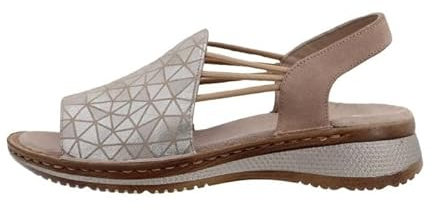 ara Damen Hawaii Sandale, Sand/Silber,Sand, 38 EU