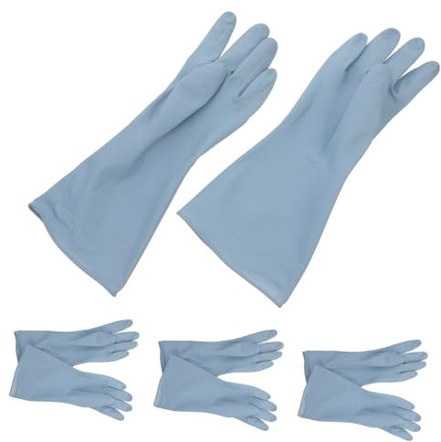 ABOOFAN Geschirrspülhandschuhe Für Damen – 4er-set Wiederverwendbarer Reinigungshandschuhe – Geschirrspülhandschuhe Für Die Küche Mittlere Größe