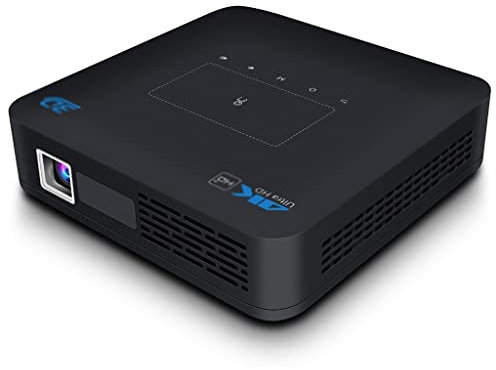 GXJBGYUSFT P15 Mini DLP Proiettore - Videoproiettore Tascabile Compatibile con Android Home Theater 3D Proyector