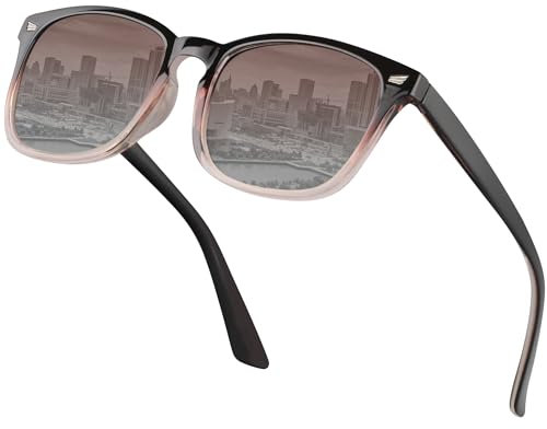 Gtievruo Sonnenbrille Damen Polarisiert - Retro Autofahren Sonne Brille Modische für Frauen mit UV400 Schutz