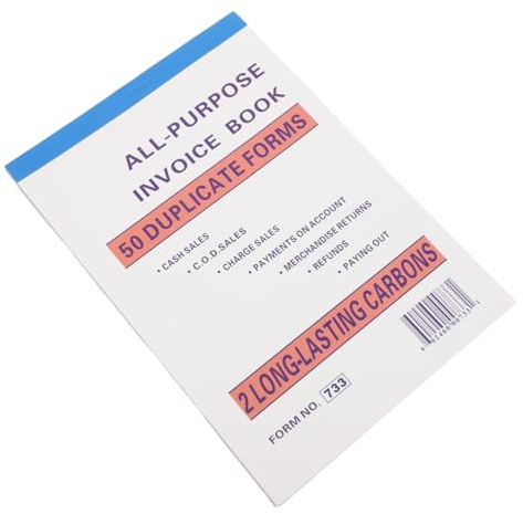 SHINEOFI Libro de Recibos para Pequeñas Empresas Libro de Gestión de Órdenes de Venta Registro de Facturas Seguimiento de Pedidos Financiero para Mantener la Organización
