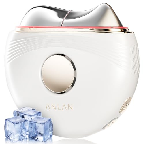 ANLAN Gua Sha Viso Elettrico per Massaggio Viso e Corpo，Massaggiatore Lifting Viso Lenisce e Rilassa, Rassoda la Pelle, Riduce il Gonfiore e il Doppio Mento e Migliora le Linee del Viso