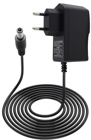 12V 1A Chargeur pour Bose SoundLink Mini 1 Adaptateur Secteur avec Câble 1m Remplacement Câble Alimentation avec Connecteur DC 5,5 x 2,1 mm pour Bose SoundDock XT Caméra IP LED Routeur