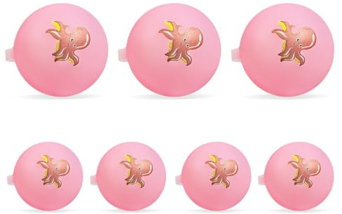 LVJMJ 12 PCS Reusable Water Balloons Self Sealing, Magnetic Water Bombs for Kids with Easy Fill, Quick Fill Water Toy for Summer Pool Beach Party Water Fight