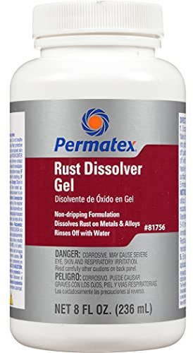 Permatex 81756 Rust Dissolver Gel, 8 oz., Red