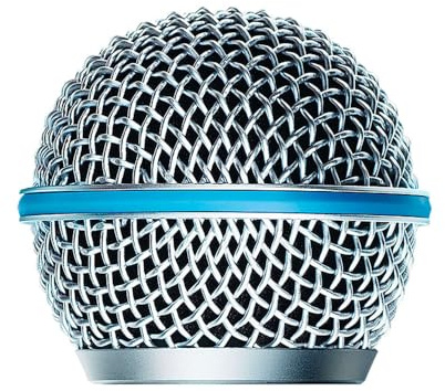 Shure RK 265G Cestino di ricambio per microfono Beta 58, colore: Argento Grigio