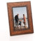 Cornice Foto Vintage in Legno per Foto 10x15 cm - Cornici Marrone Shabby Chic per Foto con Vero Vetro per i Momenti più Belli | Portafoto Adatto a da Tavolo & Parete, Formato Verticale e Orizzontale