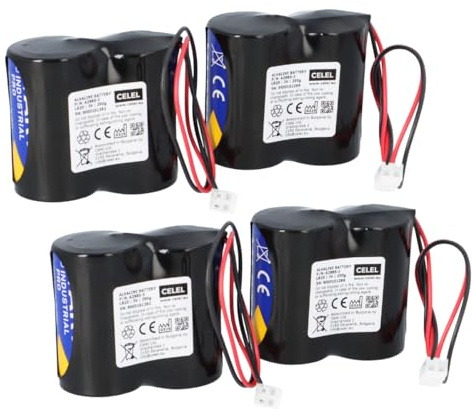 4er Set Batterie kompatibel ABUS Security-Center für 2WAY-Funk-Außensirene 3V ABUS FU2986 FU8220 FU8222 FUSG50000