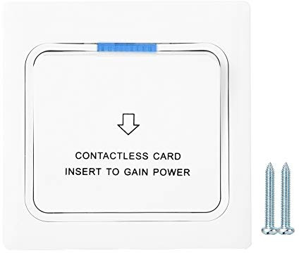 Interruttore di accensione, pannello interruttore di riconoscimento dell'elettricità del sensore della scheda chiave di accensione per carta d'identità del supporto di risparmio energetico dell'hotel,