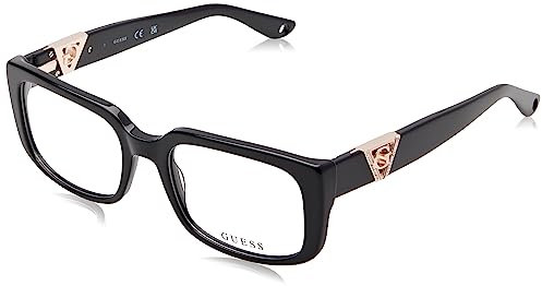 Guess Damen GU2959 Sonnenbrille, schwarz (Shiny Black), 53/19/145