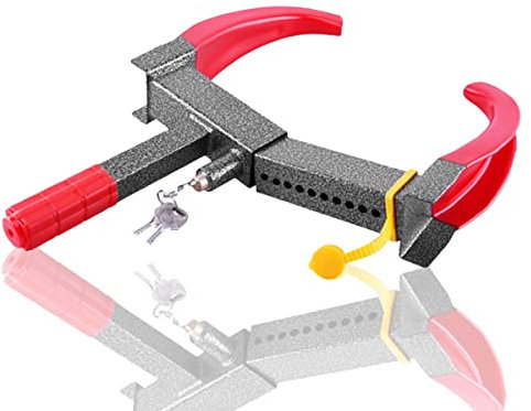 Auto-Radschloss, robuste Rad-Sicherheitsklemme, Radkralle, Reifenklaue, Parkkralle, Auto-Radschloss, Diebstahlsicherung, Radschloss für Bootsanhänger, passend für Autos, Ca, Anhänger, Van