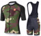 UGLY FROG FBADT24H Herren Atmungsaktives Radtrikot mit kurzen Ärmeln und 20D Padded Bib Shorts Set