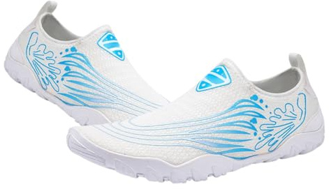 Luadnysin Chaussure Aquatique Homme d'eau Chaussures Aquatiques Femme Pied Nu Plage Barefoot De des pour La Mer Eau Sandales Plastique D Chausson Piscine Impermeable D Eau Pieds Nus