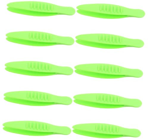 JUMPLAWN 10Stücke Teiliges Pinzetten für DIY und Wissenschaftsexperimente Sicheres Bastelwerkzeug für Kindergarten und Zuhause Langlebig und Vielseitig Einsetzbar