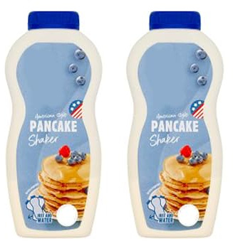 American Style Pancake Mix Shaker, Easy Pour Bottle, 155g, Pack of 2