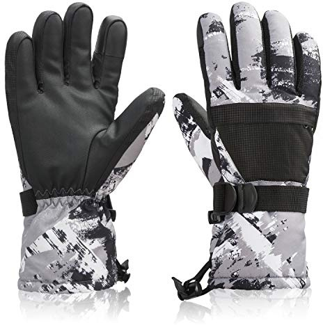 BOSONER Ski & Snowboard Gloves - Waterproof Winter Warm Gloves with Touchscreen Functionality for Men, Women & Kids