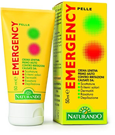 Naturando Srl - EMERGENCY 50 ml Producto cosmetico a base de aceite de Árbol de té para el tratamiento de irritaciones de la piel, picaduras de insectos y quemaduras