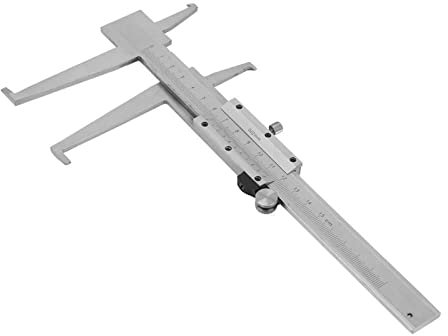 Maizoon Calibro Corsie in Acciaio Carbonio,Righello Doppia Scanalatura Interna,Calibro Diametro 9-150 mm,Strumenti Misura per fai da te/Lavorazione del Legno/Metalli/Produzione Modelli Idraulici,NE03