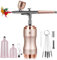 Mini Kit de aerógrafo portátil con compresor, Cepillo de Aire inalámbrico de Mano, bolígrafo de Doble acción, para Pintar Modelos, Colorear, uñas, Maquillaje, decoración de Pasteles