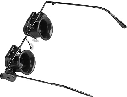 Arbete,Lupp,Kit Outil Montre,20X Lupenbrille,Förstoringsglas 7X,Juvelerare Lupp 60X Professionell Klocka Reparation Glasögon 20Xförstoringsglas Juvelerare Verktyg Led Ljus Lupp