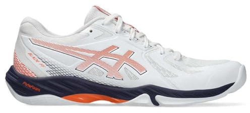 ASICS Blade FF 1071A093-103, Men Squash Shoes, White, 44,5 EU